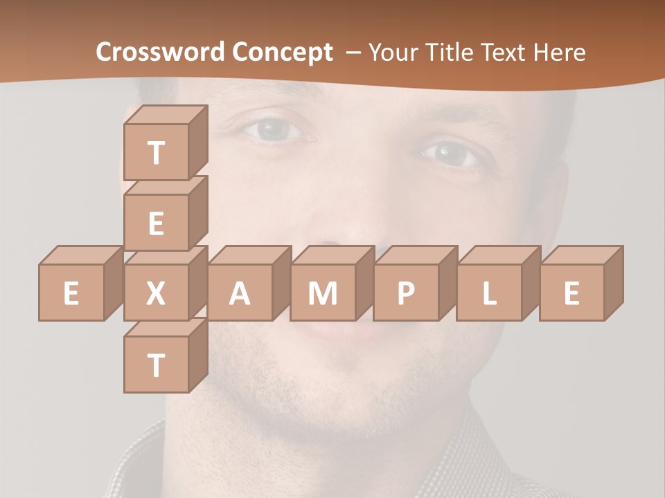 A Man In A Shirt Is Smiling For The Camera PowerPoint Template
