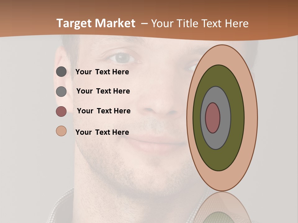 A Man In A Shirt Is Smiling For The Camera PowerPoint Template