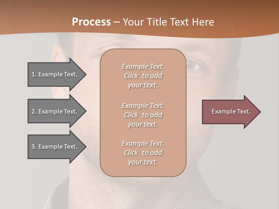 A Man In A Shirt Is Smiling For The Camera PowerPoint Template
