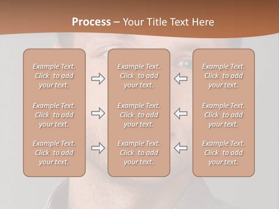 A Man In A Shirt Is Smiling For The Camera PowerPoint Template