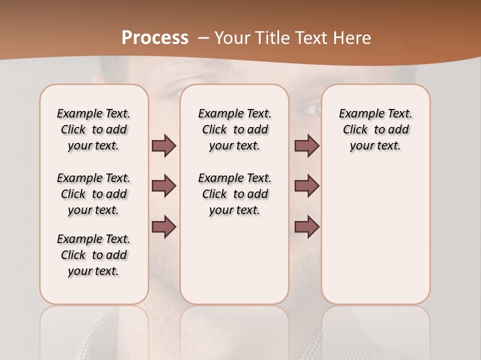 A Man In A Shirt Is Smiling For The Camera PowerPoint Template