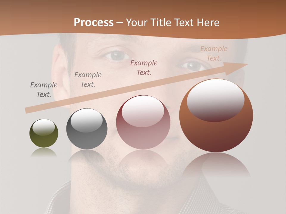 A Man In A Shirt Is Smiling For The Camera PowerPoint Template