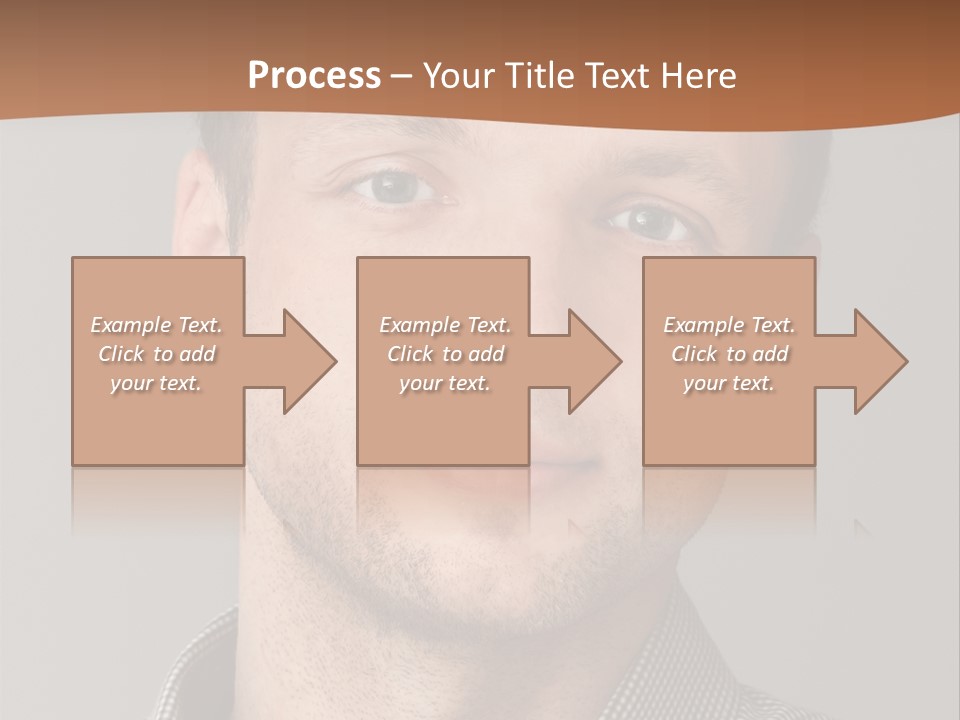 A Man In A Shirt Is Smiling For The Camera PowerPoint Template