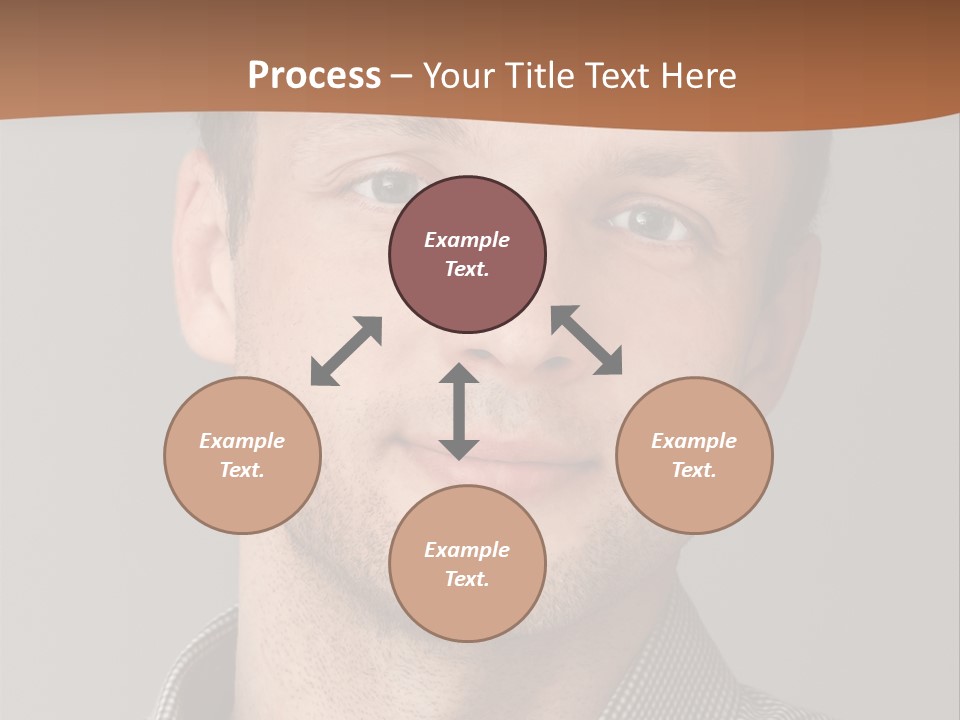 A Man In A Shirt Is Smiling For The Camera PowerPoint Template