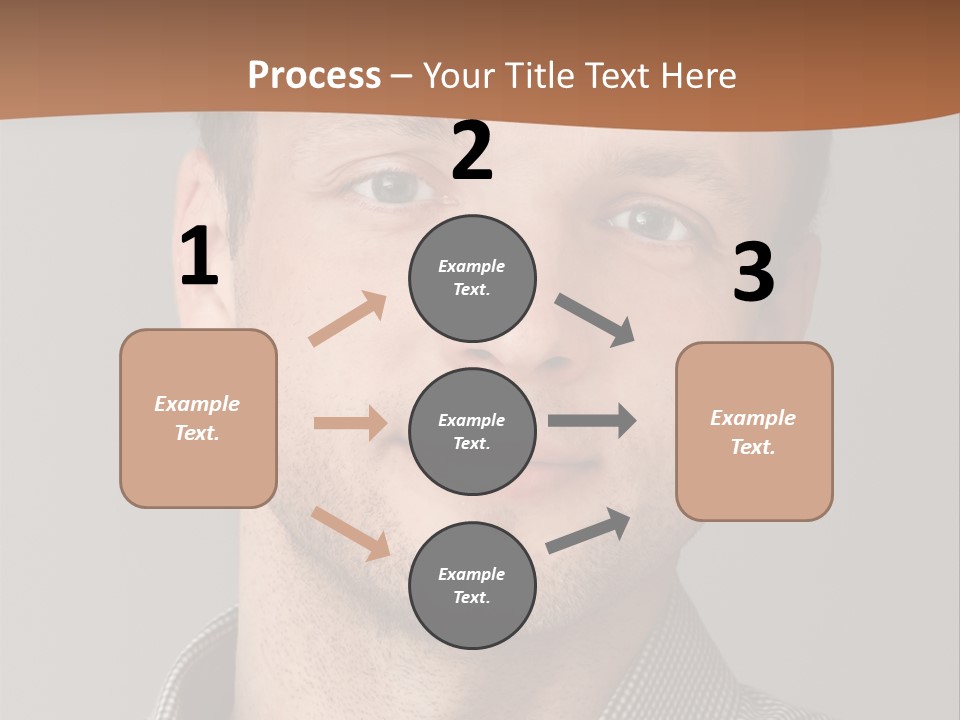 A Man In A Shirt Is Smiling For The Camera PowerPoint Template