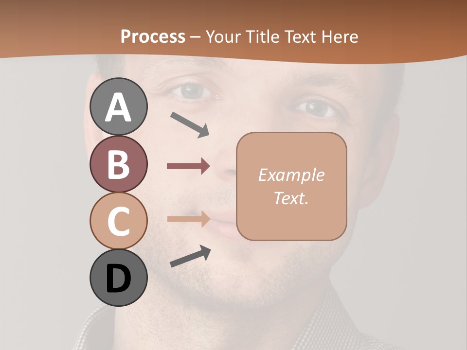 A Man In A Shirt Is Smiling For The Camera PowerPoint Template