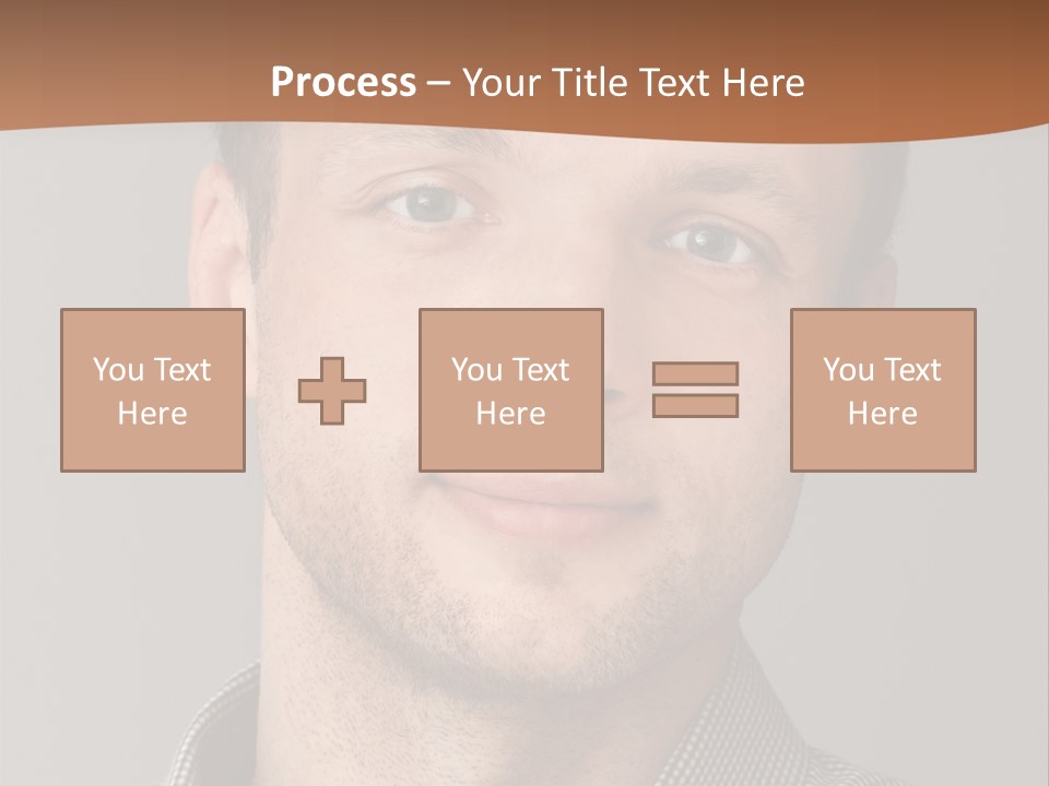 A Man In A Shirt Is Smiling For The Camera PowerPoint Template