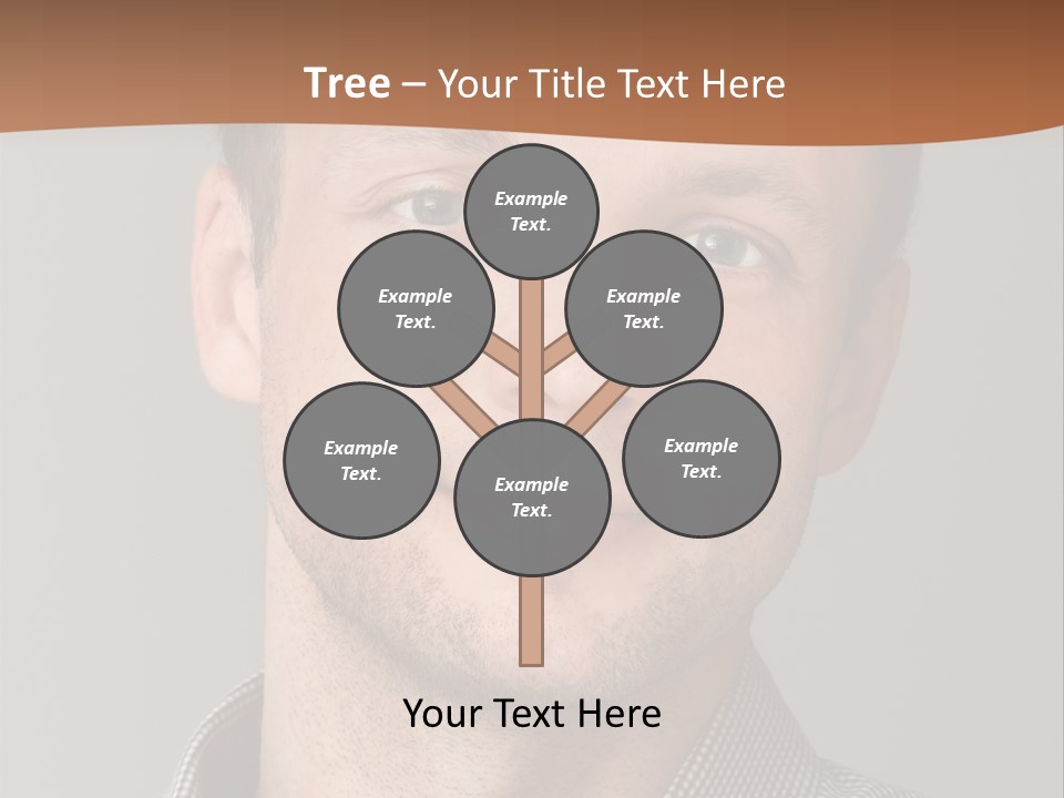 A Man In A Shirt Is Smiling For The Camera PowerPoint Template