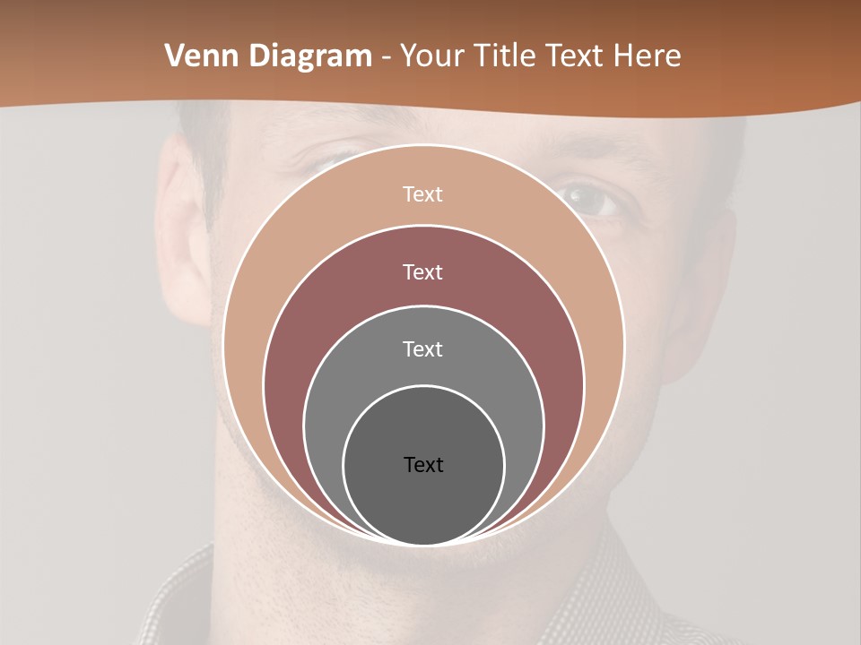A Man In A Shirt Is Smiling For The Camera PowerPoint Template