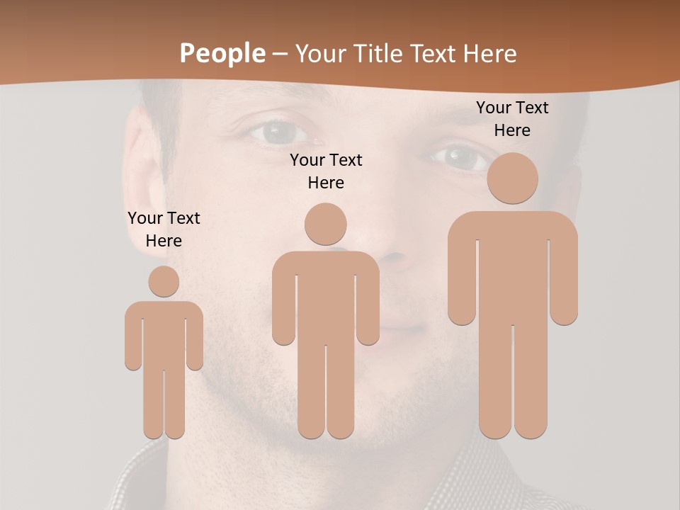 A Man In A Shirt Is Smiling For The Camera PowerPoint Template