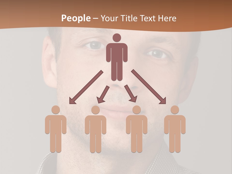 A Man In A Shirt Is Smiling For The Camera PowerPoint Template