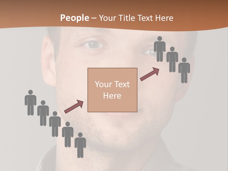 A Man In A Shirt Is Smiling For The Camera PowerPoint Template