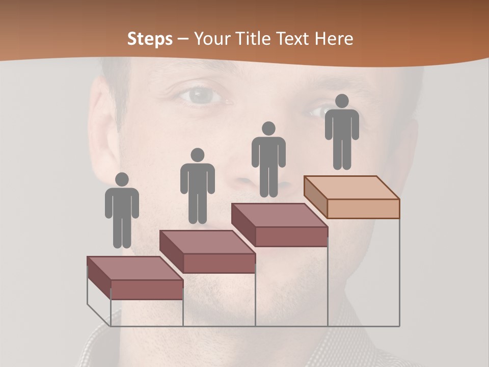A Man In A Shirt Is Smiling For The Camera PowerPoint Template