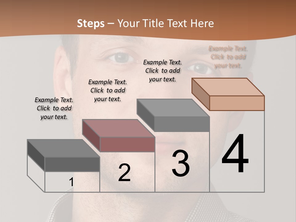 A Man In A Shirt Is Smiling For The Camera PowerPoint Template