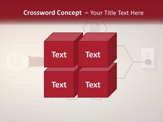 A Light Bulb Is Plugged Into A Power Outlet PowerPoint Template