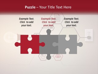 A Light Bulb Is Plugged Into A Power Outlet PowerPoint Template