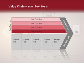 A Light Bulb Is Plugged Into A Power Outlet PowerPoint Template