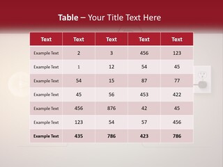 A Light Bulb Is Plugged Into A Power Outlet PowerPoint Template