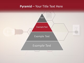 A Light Bulb Is Plugged Into A Power Outlet PowerPoint Template