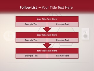 A Light Bulb Is Plugged Into A Power Outlet PowerPoint Template