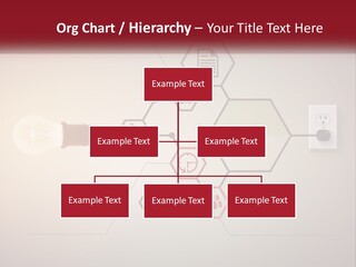 A Light Bulb Is Plugged Into A Power Outlet PowerPoint Template
