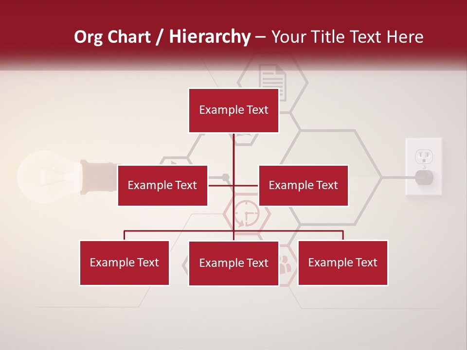 A Light Bulb Is Plugged Into A Power Outlet PowerPoint Template
