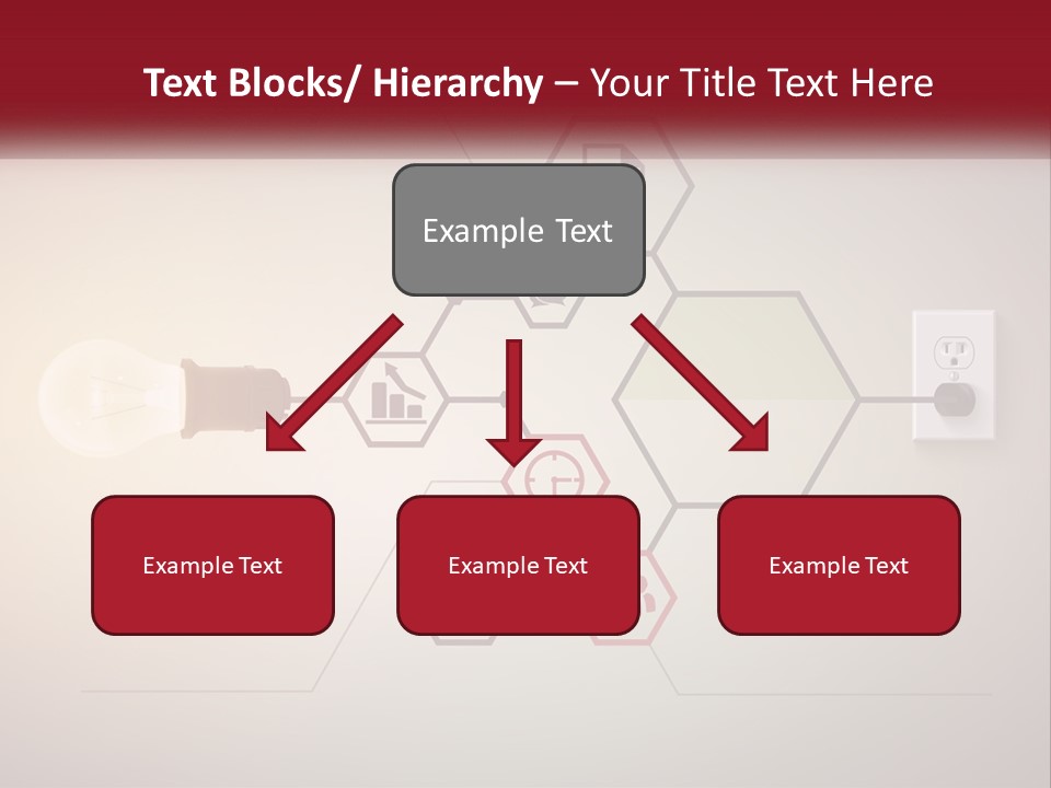 A Light Bulb Is Plugged Into A Power Outlet PowerPoint Template