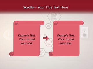 A Light Bulb Is Plugged Into A Power Outlet PowerPoint Template