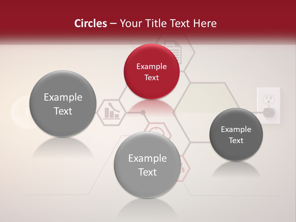 A Light Bulb Is Plugged Into A Power Outlet PowerPoint Template
