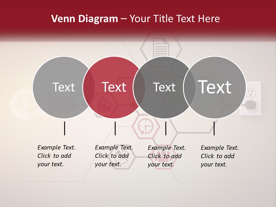 A Light Bulb Is Plugged Into A Power Outlet PowerPoint Template