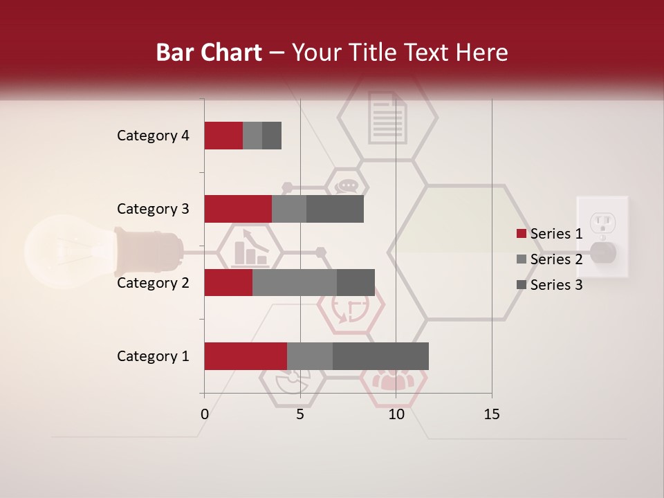 A Light Bulb Is Plugged Into A Power Outlet PowerPoint Template