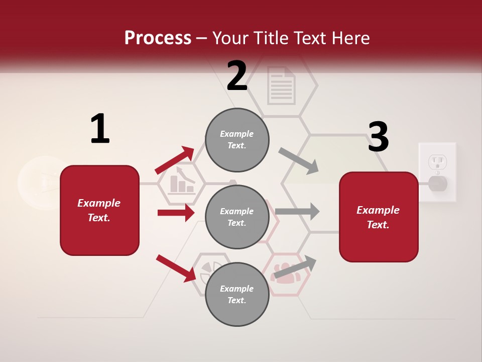 A Light Bulb Is Plugged Into A Power Outlet PowerPoint Template