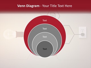 A Light Bulb Is Plugged Into A Power Outlet PowerPoint Template