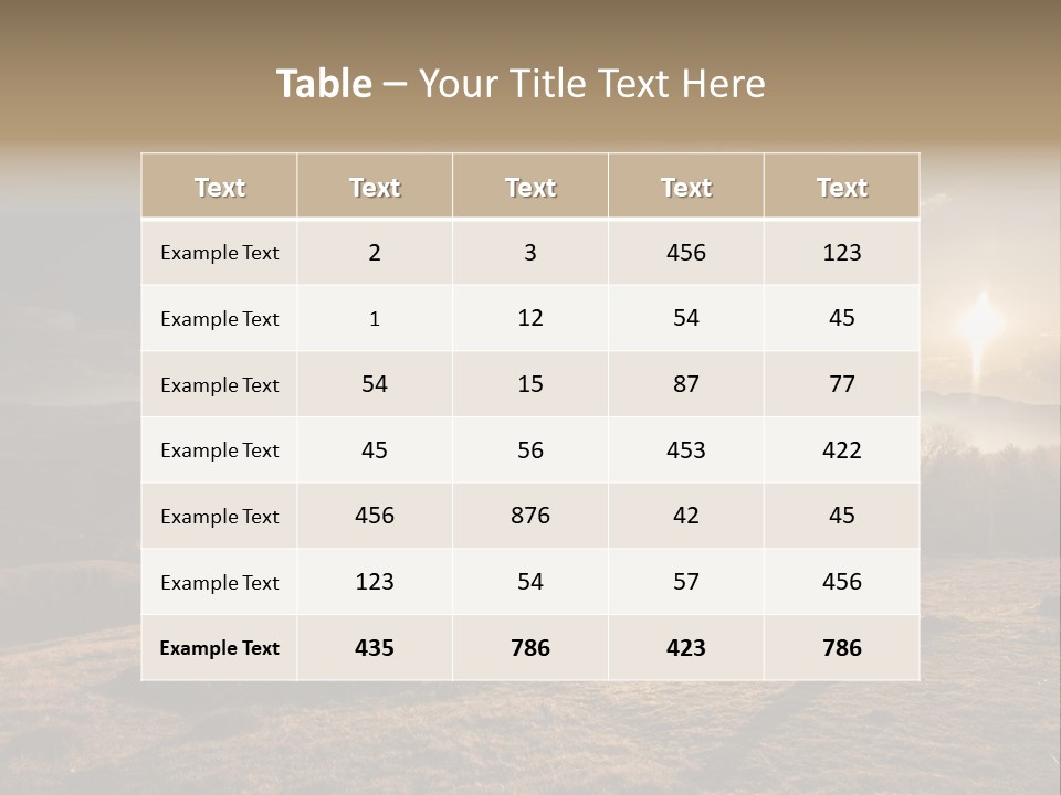 A Person Standing On Top Of A Hill With A Sky Background PowerPoint Template