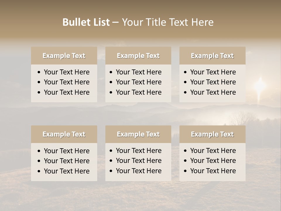 A Person Standing On Top Of A Hill With A Sky Background PowerPoint Template
