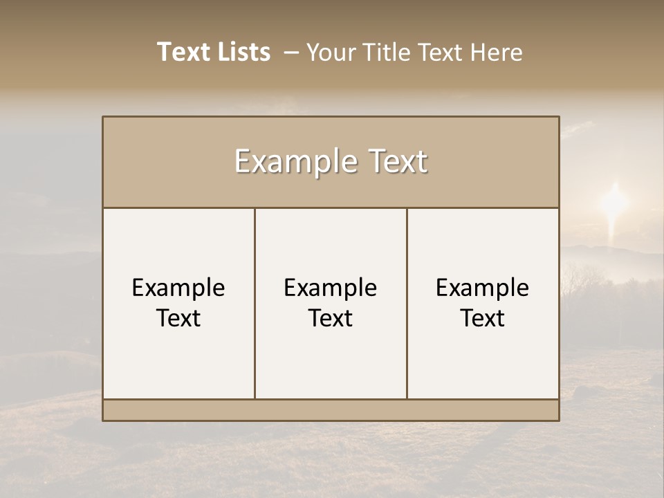 A Person Standing On Top Of A Hill With A Sky Background PowerPoint Template
