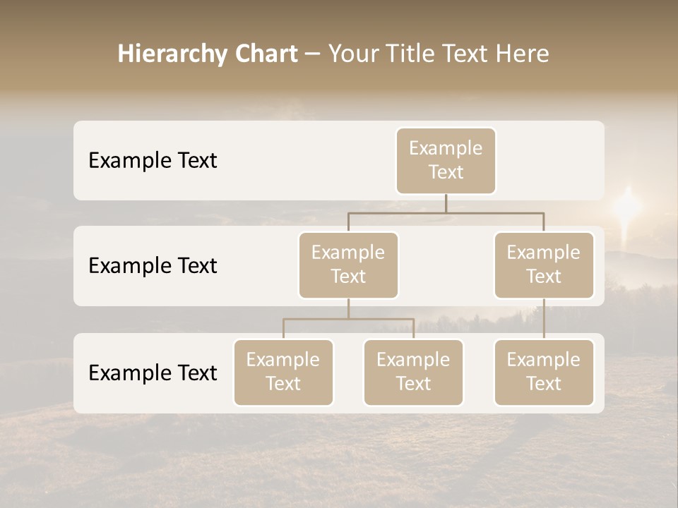 A Person Standing On Top Of A Hill With A Sky Background PowerPoint Template