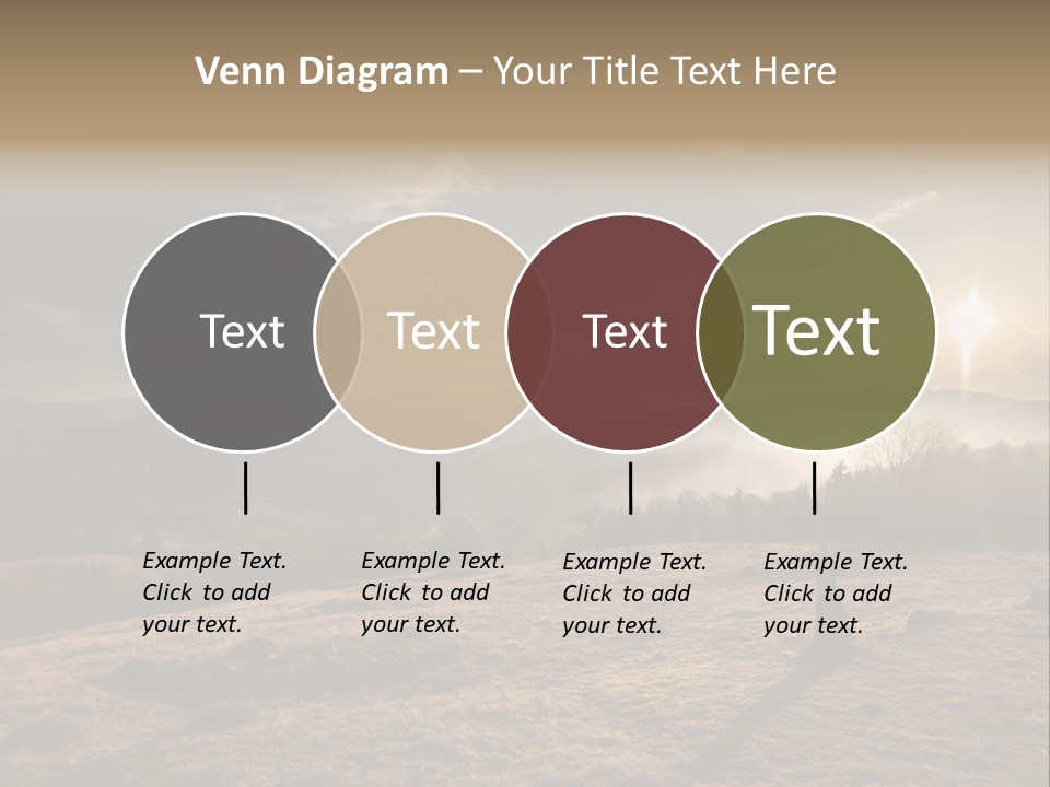 A Person Standing On Top Of A Hill With A Sky Background PowerPoint Template