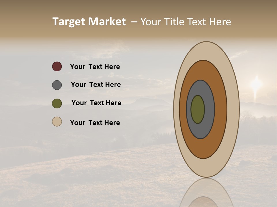 A Person Standing On Top Of A Hill With A Sky Background PowerPoint Template