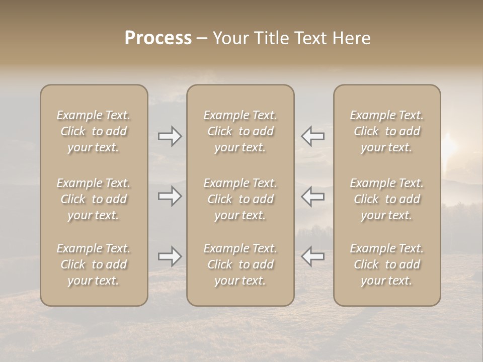 A Person Standing On Top Of A Hill With A Sky Background PowerPoint Template