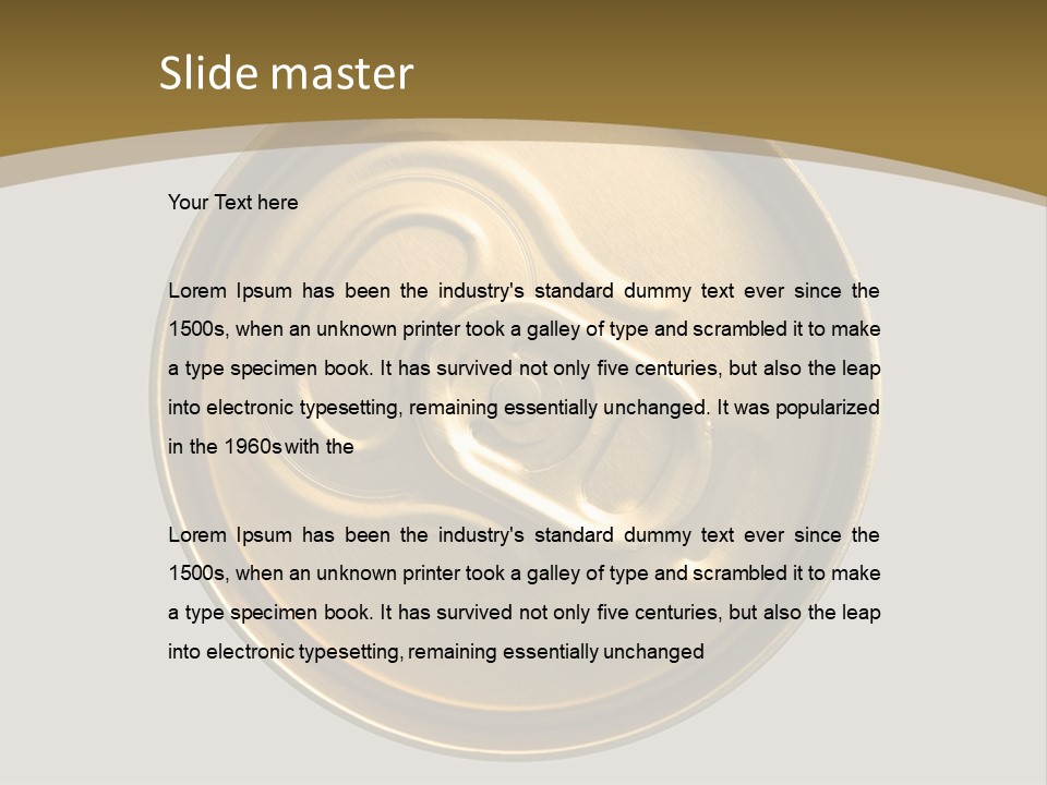 A Can Of Soda Powerpoint Template PowerPoint Template