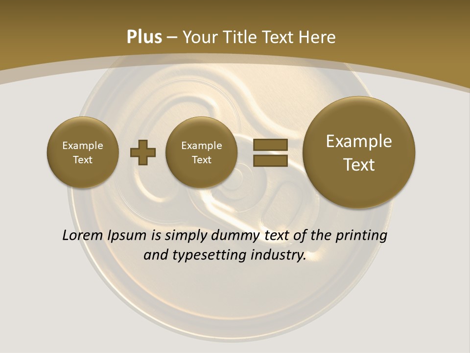 A Can Of Soda Powerpoint Template PowerPoint Template