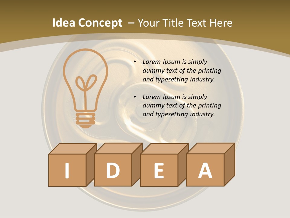 A Can Of Soda Powerpoint Template PowerPoint Template