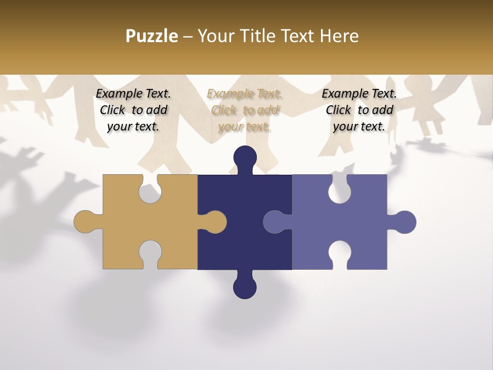 A Group Of People Holding Hands On A White Surface PowerPoint Template