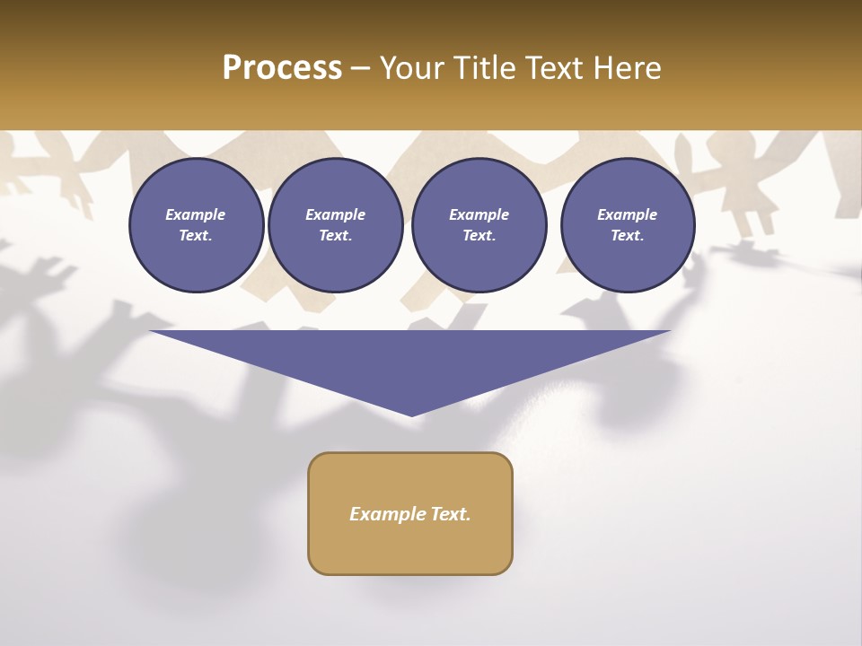 A Group Of People Holding Hands On A White Surface PowerPoint Template