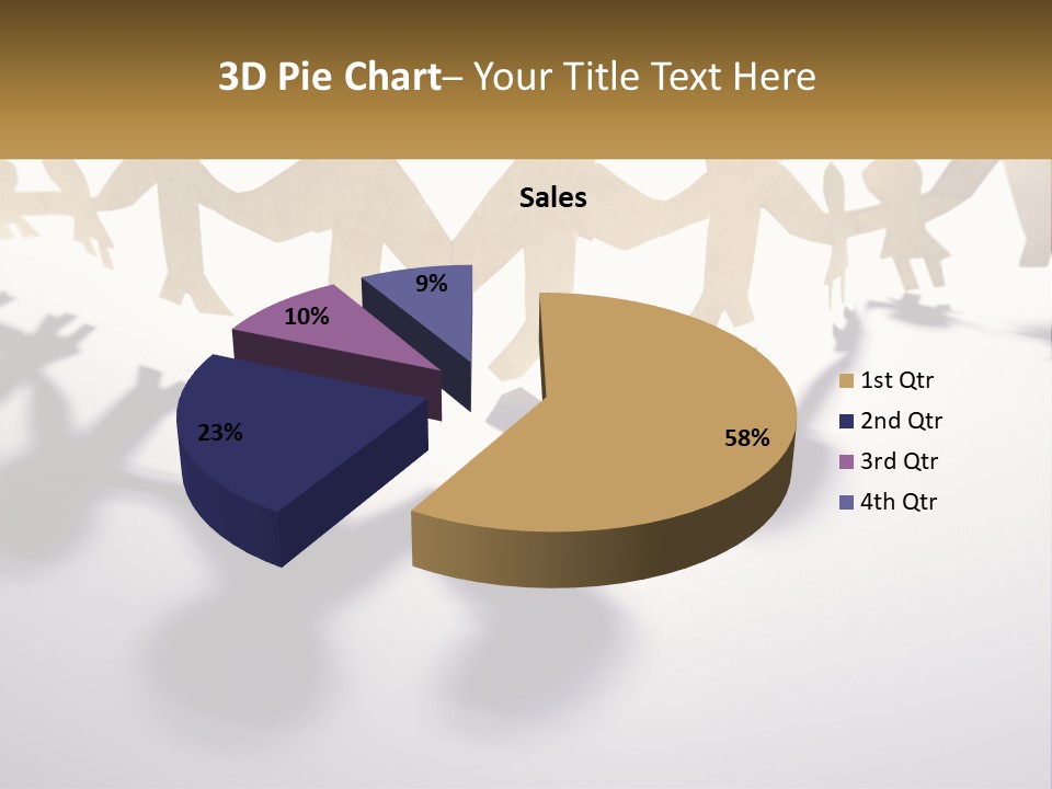 A Group Of People Holding Hands On A White Surface PowerPoint Template