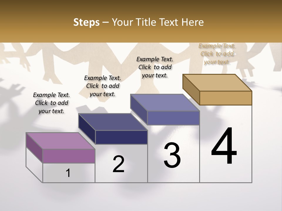 A Group Of People Holding Hands On A White Surface PowerPoint Template