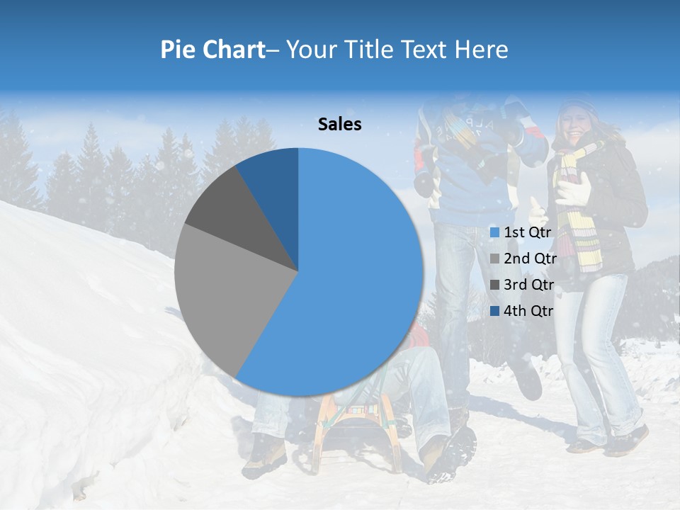 A Group Of People Standing On Top Of A Snow Covered Slope PowerPoint Template