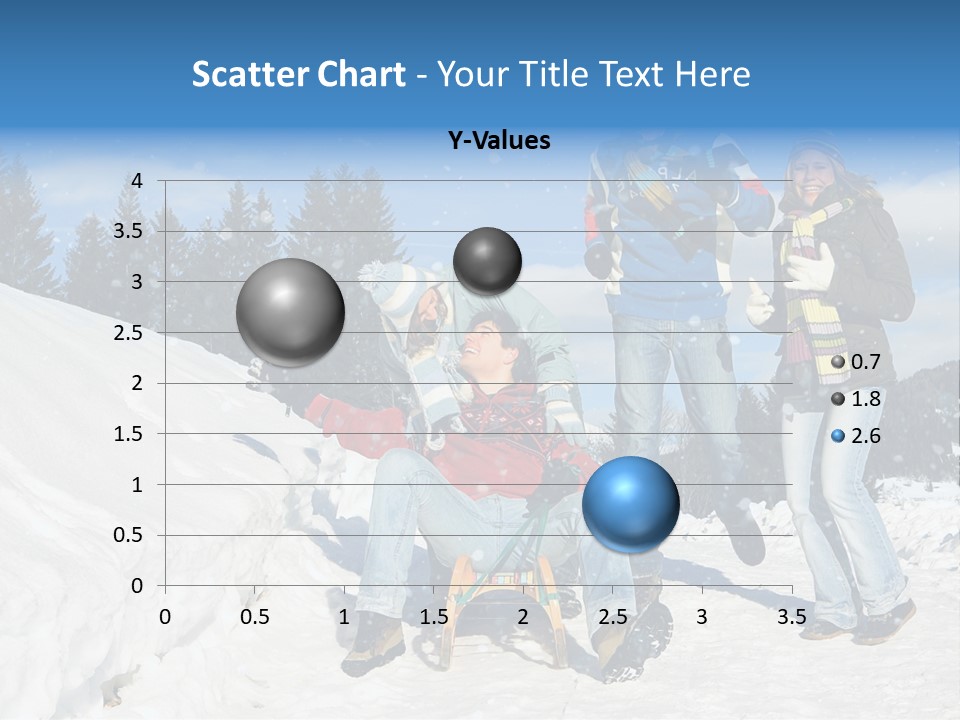 A Group Of People Standing On Top Of A Snow Covered Slope PowerPoint Template