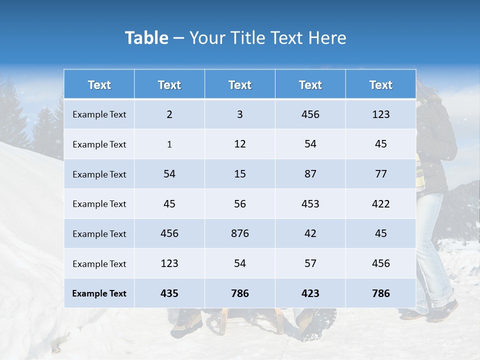 A Group Of People Standing On Top Of A Snow Covered Slope PowerPoint Template